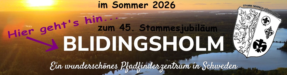 Stammessommerlager Schweden - 45 Jahre Gerrich